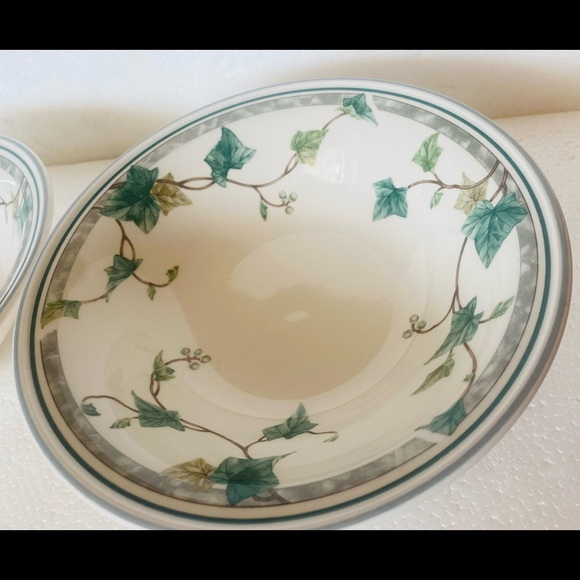 Noritake Keltcraft IVY LANE 9180 Soup Salad Cereal Bowl 7" Ireland Used Set Of 2 - Picture 2 of 5